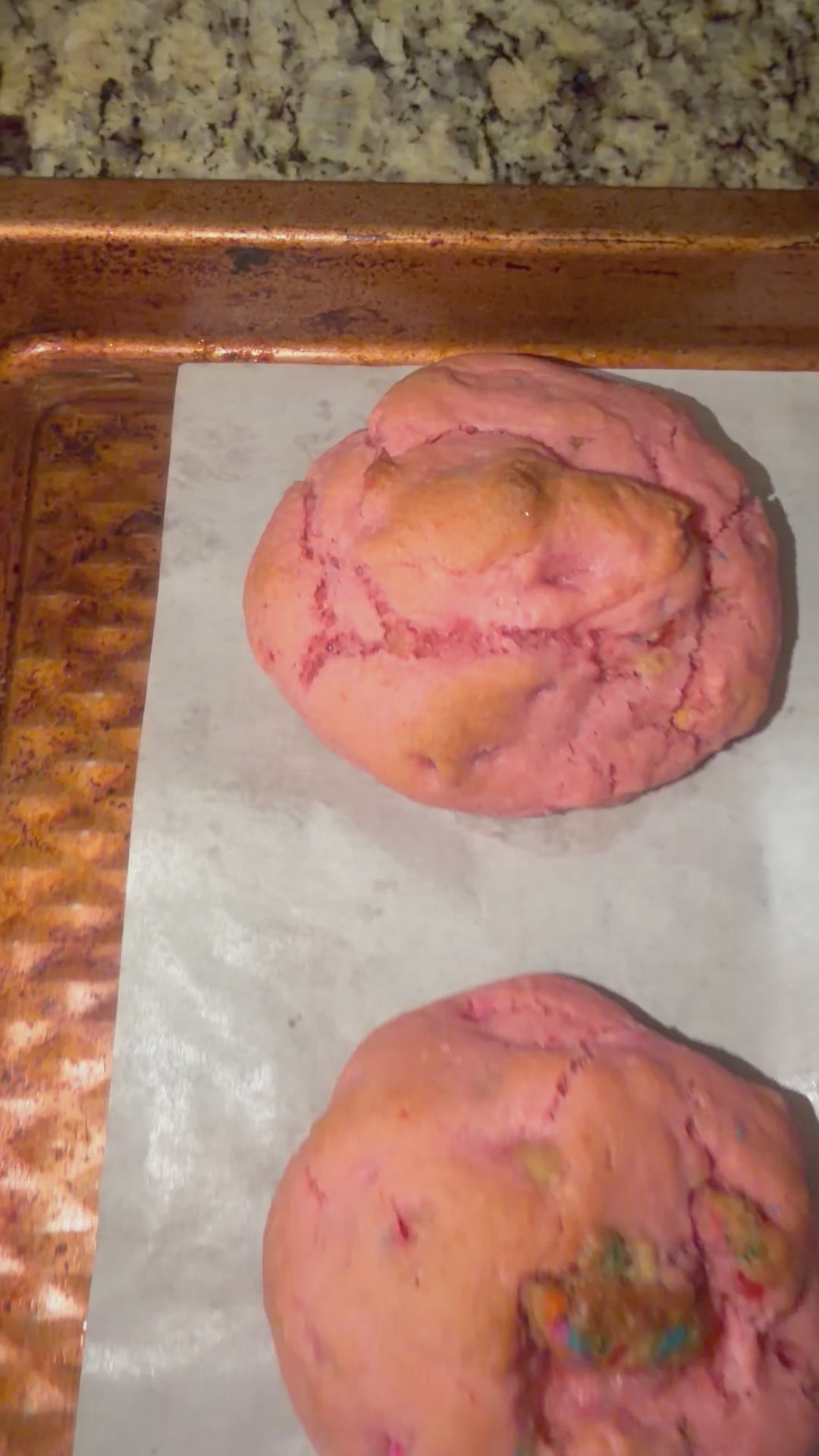 Birthday cake cookies